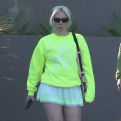 Lady Gaga w stroju tenisowym